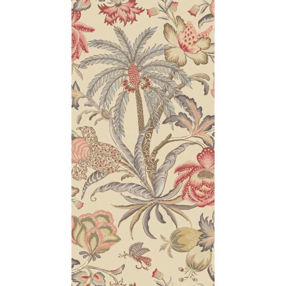 RoomMates Exotic Curiosity Peel and Stick Wallpaper Taupe
